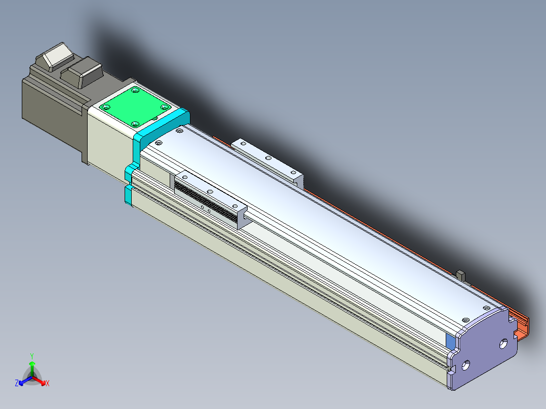 威洛博VF8-L16-C-S200-BC-P20-C4正等轴测图