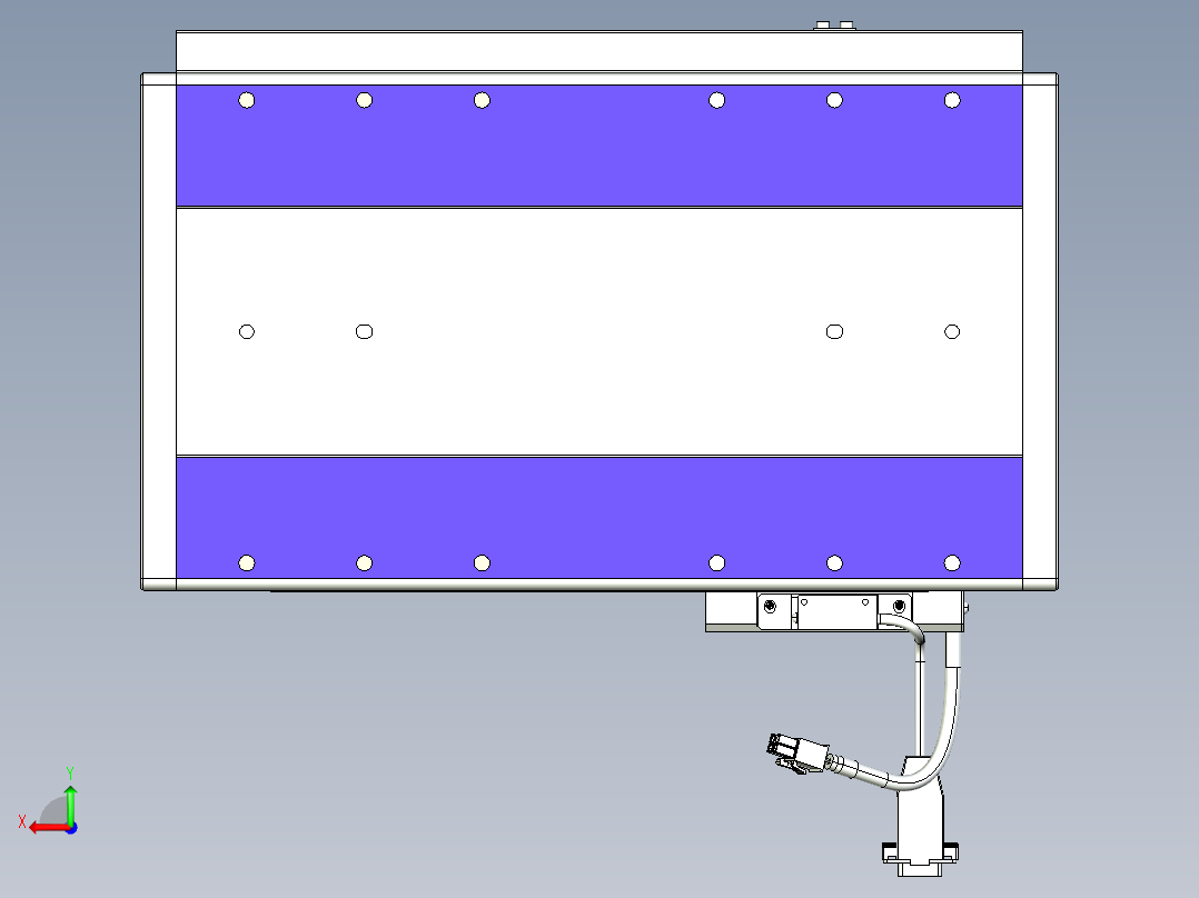 威洛博VL系列3d模型模组VL22H1Y-S200后视图