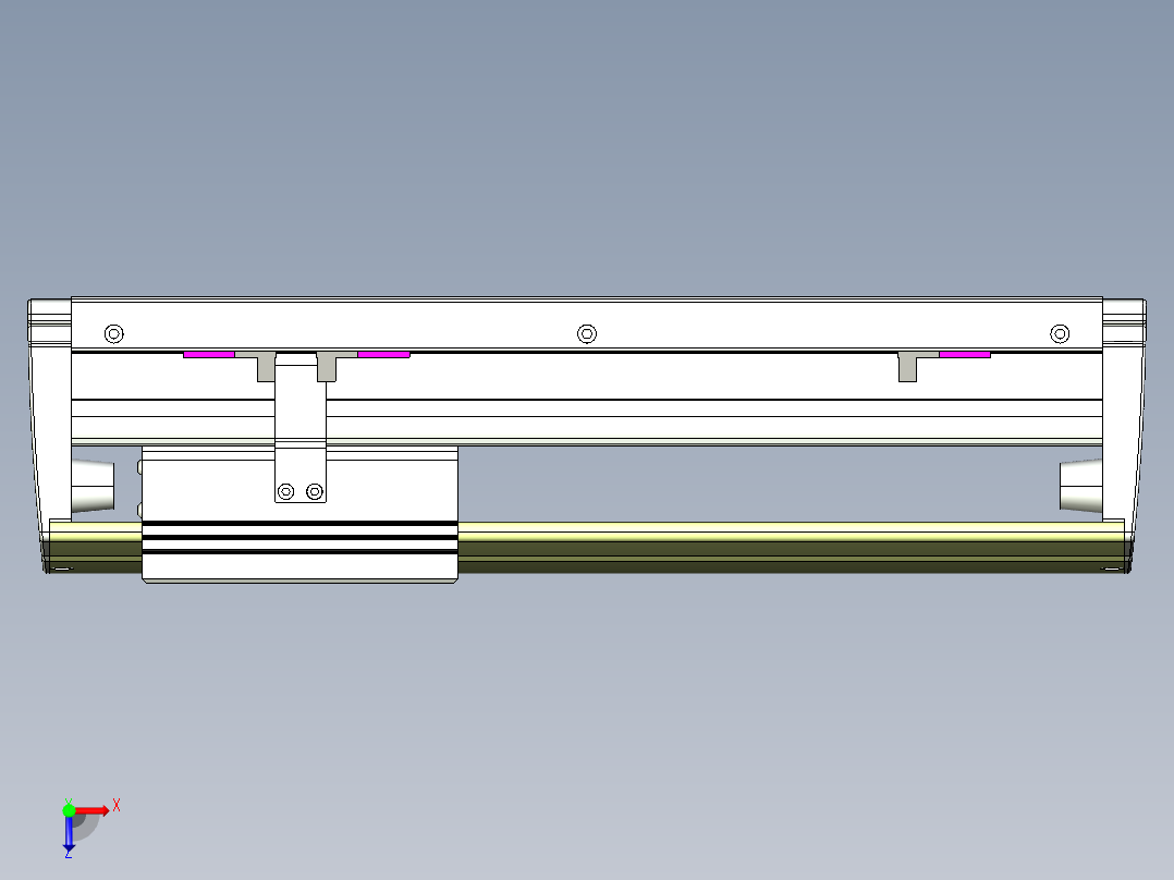 威洛博VL系列3d模型模组VL22H1Y-S200俯视图