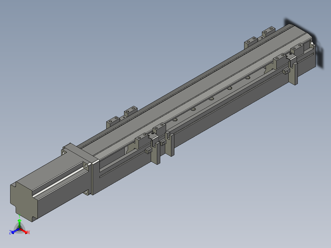 直线模组LHA6-S300-M-200W(16丝杆)设计图纸