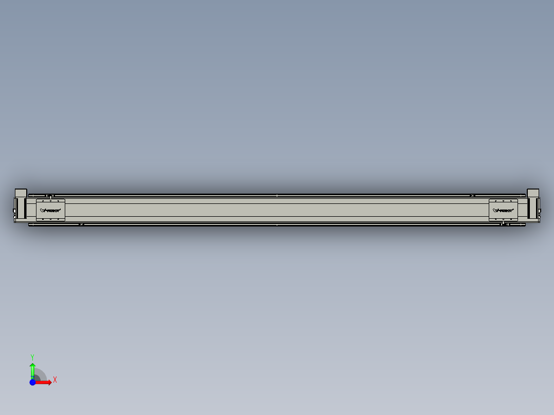 威洛博双电机滑台-VBC14S2-L50-S2300-BU-P40-C6前视图