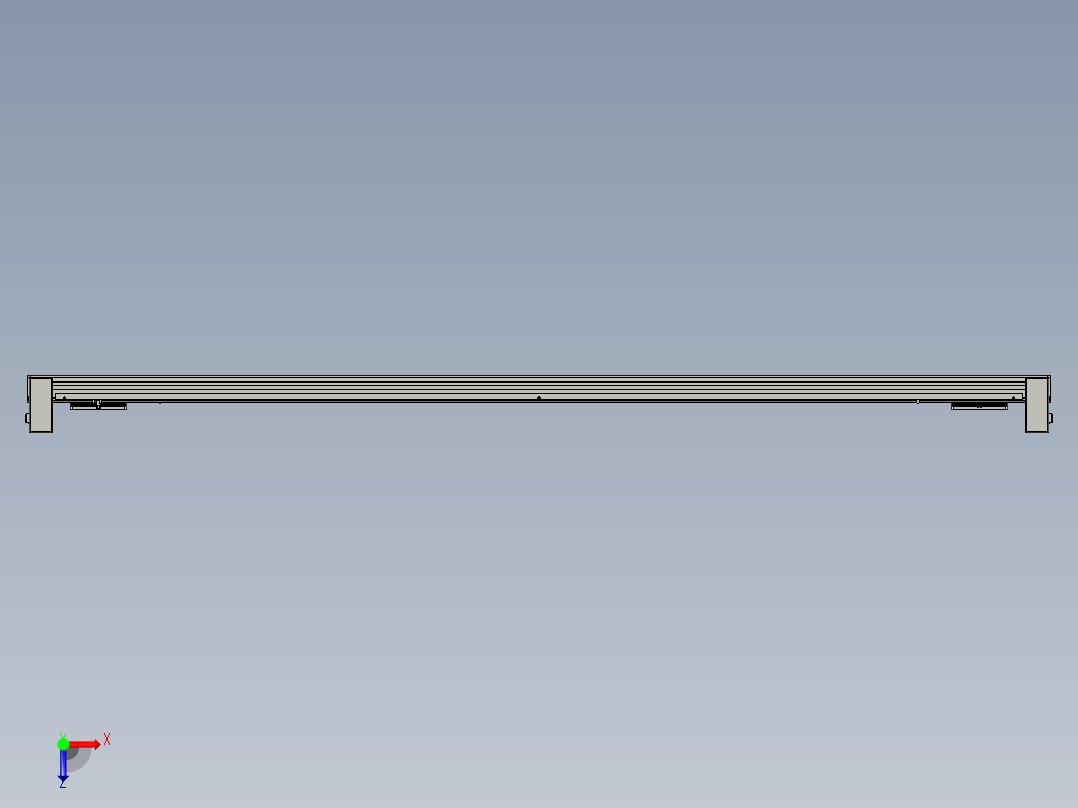 威洛博双电机滑台-VBC14S2-L50-S2300-BU-P40-C6俯视图