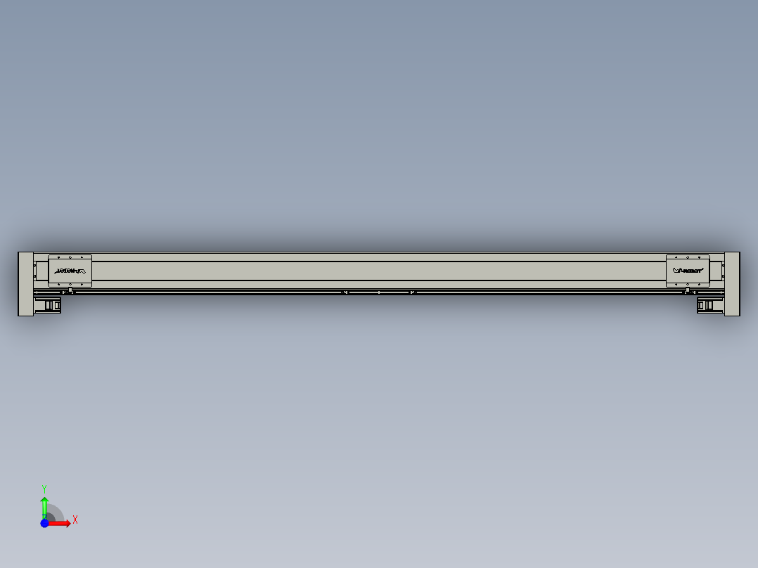 威洛博双电机滑台-VC14D2-S1000-BLR-P40-C6前视图