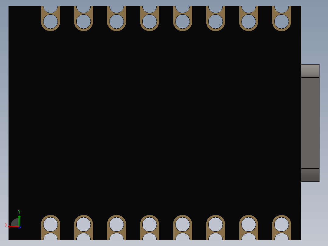 ESP32-C3 超级迷你后视图