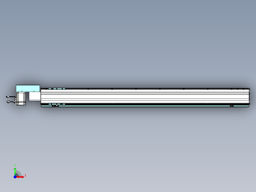 威洛博VBF同步带传动一般环境VBF14-L45-S1450-BR-ZP75-C3前视图