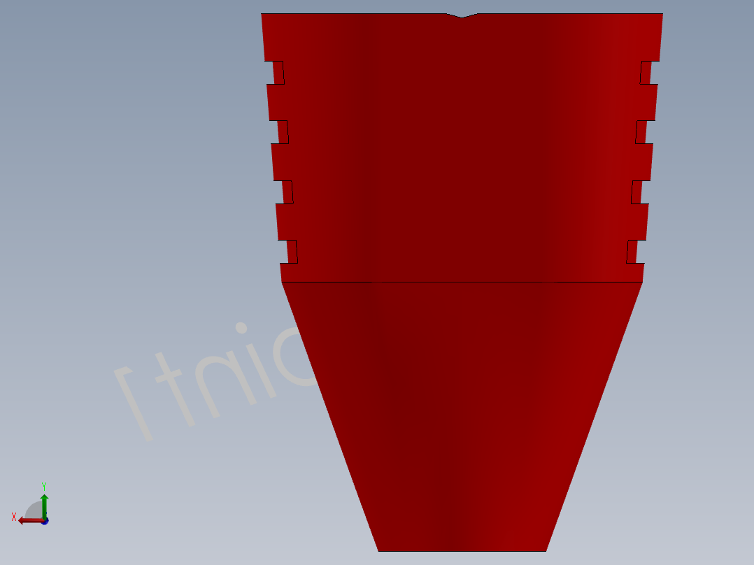 y-junction strain relief后视图