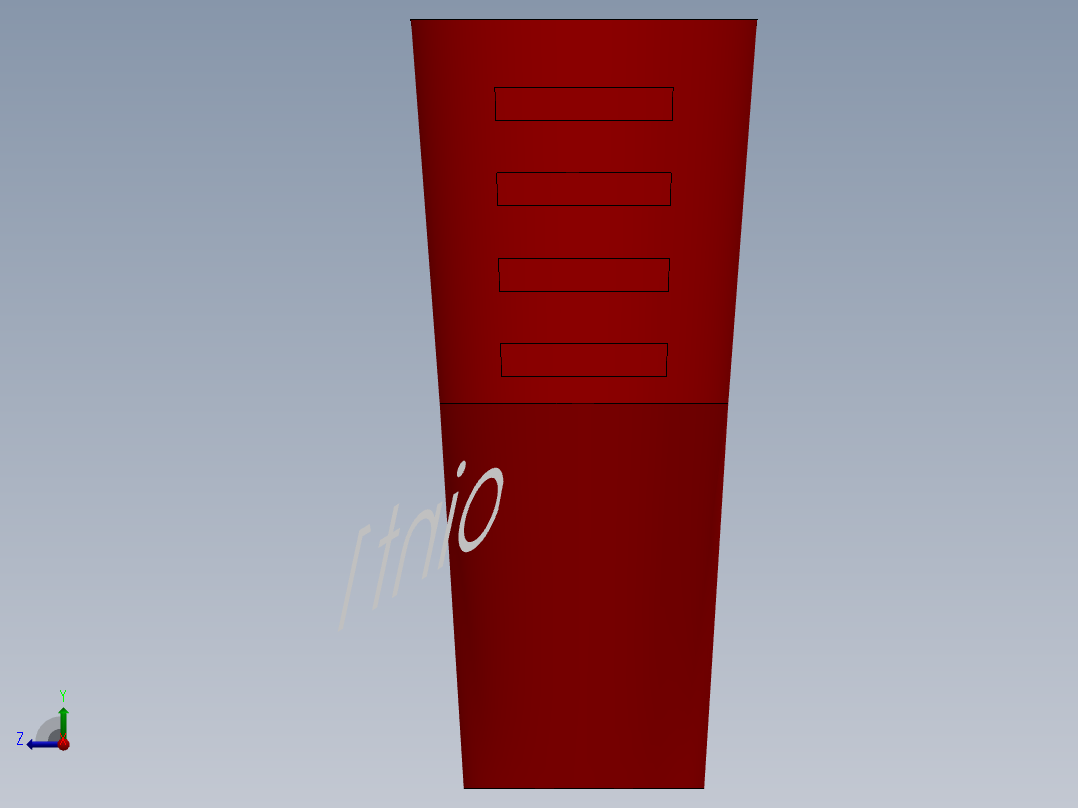 y-junction strain relief右视图