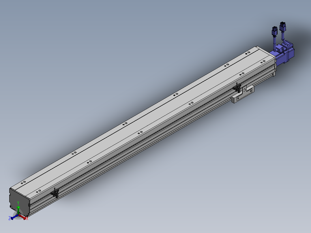 精密模组MY80S-T10-750L-P10B-BC-C4正等轴测图