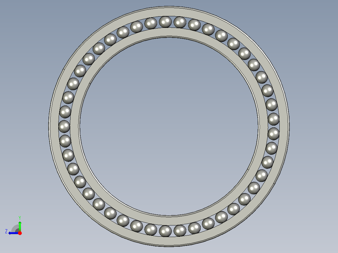 深沟球轴承61968右视图