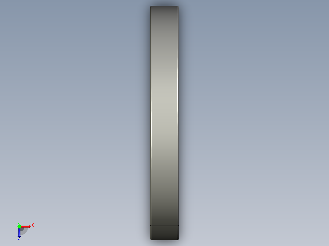 深沟球轴承61968俯视图