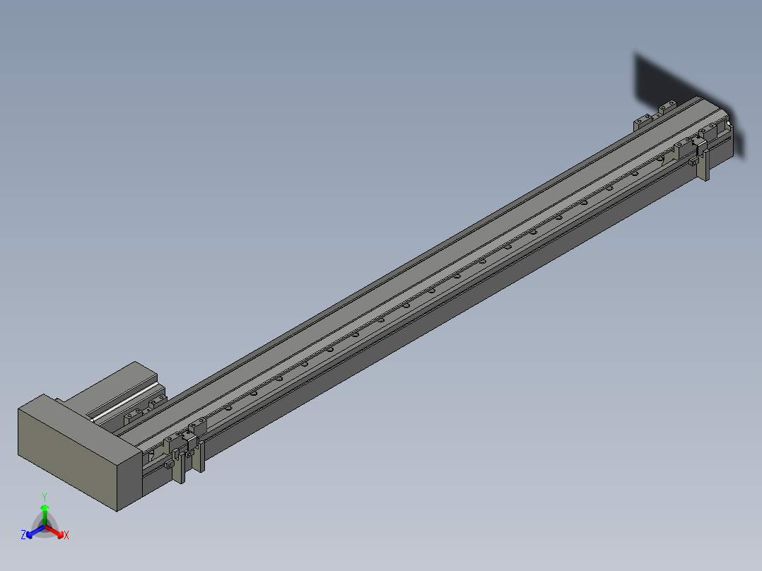 直线模组LHA6-S800-R-200W(16丝杆)设计图纸