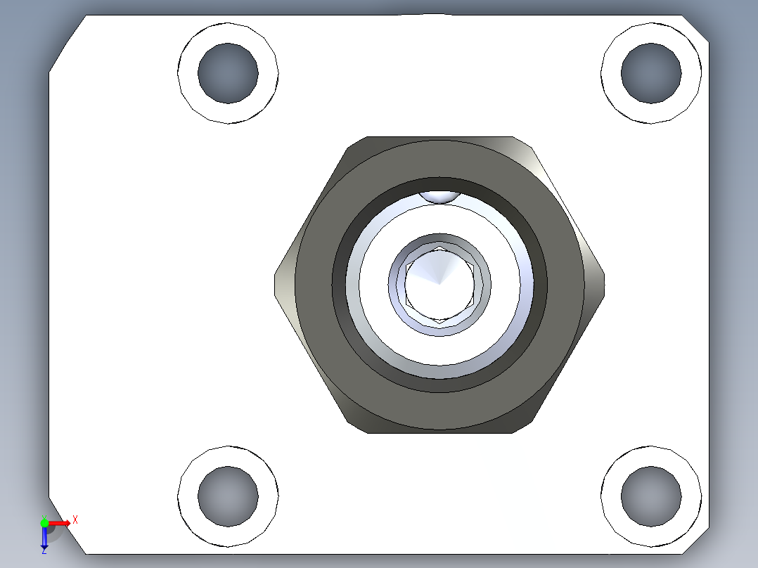 KOSMEKLHA0360-SL-Q35_R01多系列多零件图纸模型俯视图