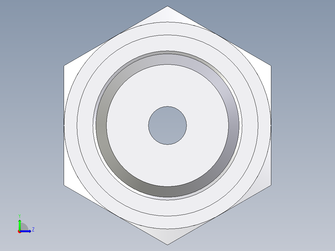 卡套式工业通用硬管接头EO_Standpipe_connector_EVGE06SREDCF左视图