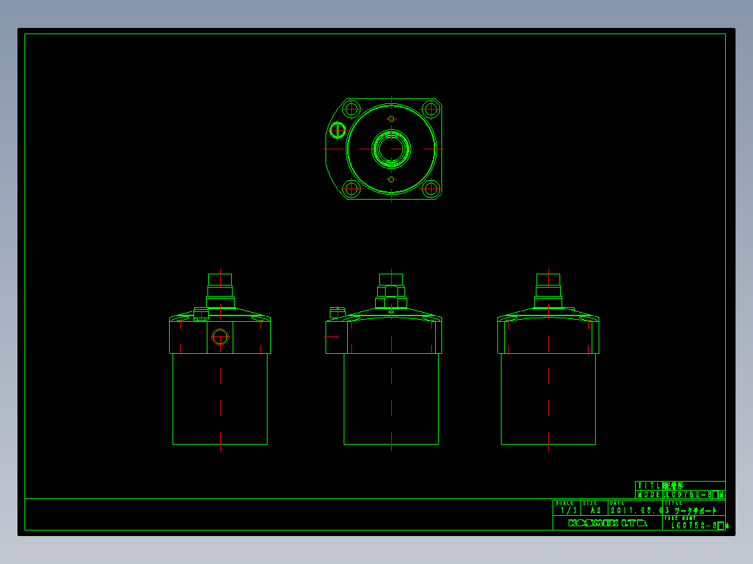 KOSMEKLC0752-SxM多系列多零件图纸模型多系列多零件图纸模型