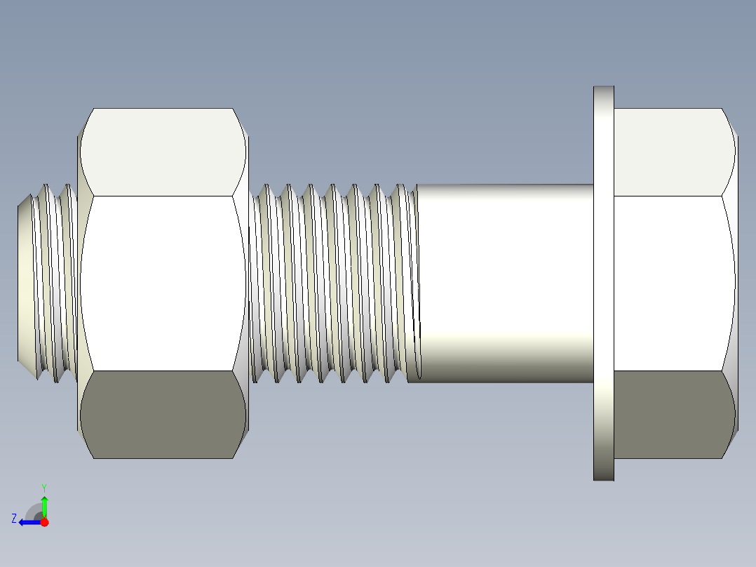螺栓和螺母-M36 X 4.0.rar右视图