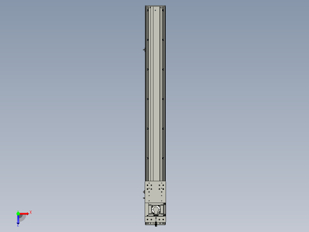 东锦齿条传动DH136G-S1150-BU-减速机+P400W俯视图