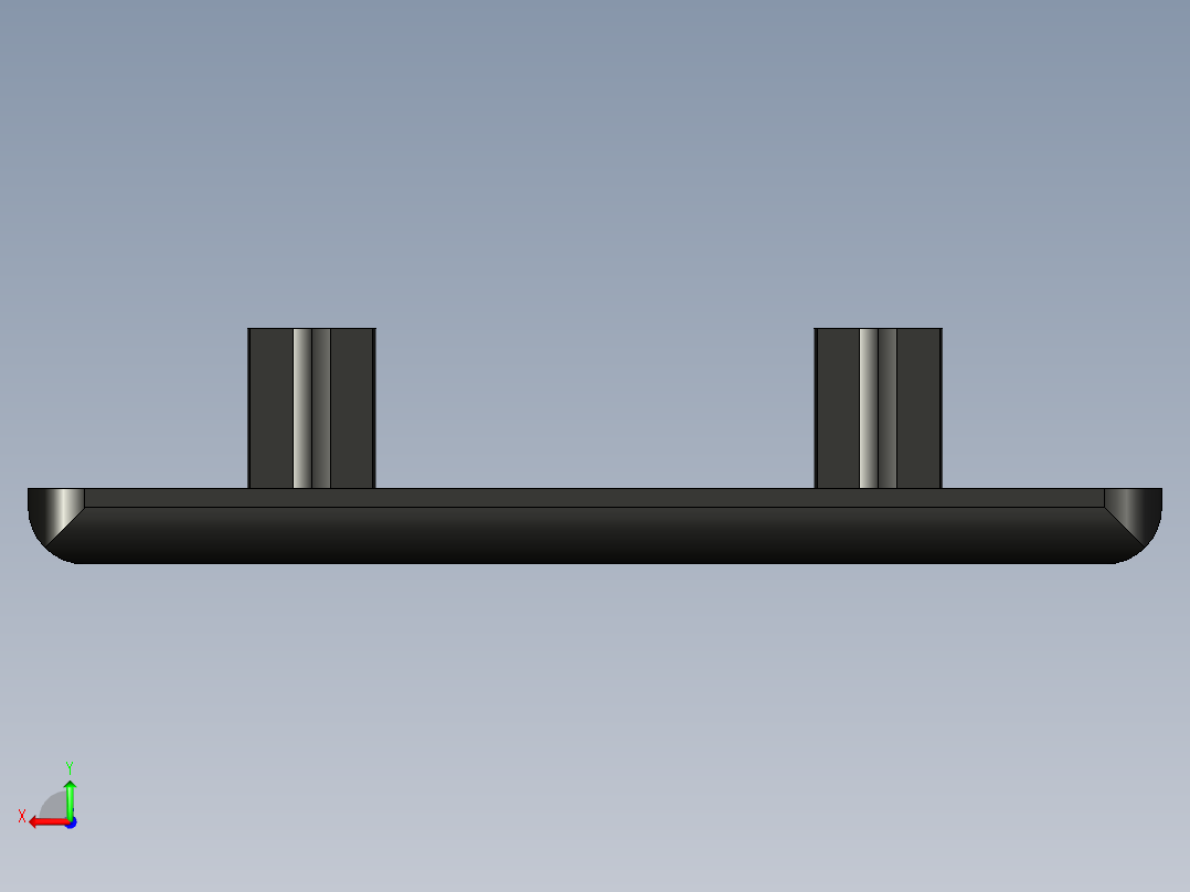 型材-BR 60X60 COVER CAP WITH HOLE KJN511876后视图