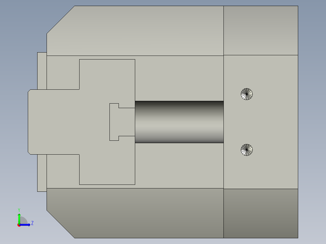 普通气爪PH15-40S左视图