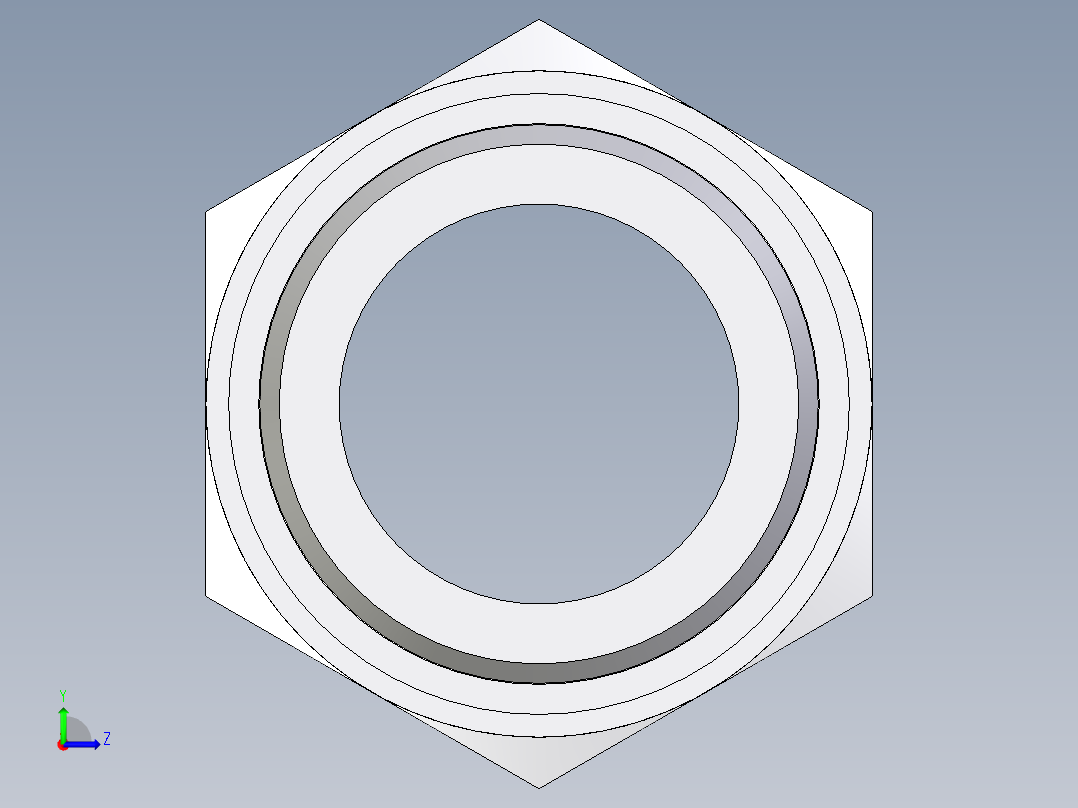 卡套式工业通用硬管接头EO_Male_Stud_connector_GE35ZLREDCF左视图