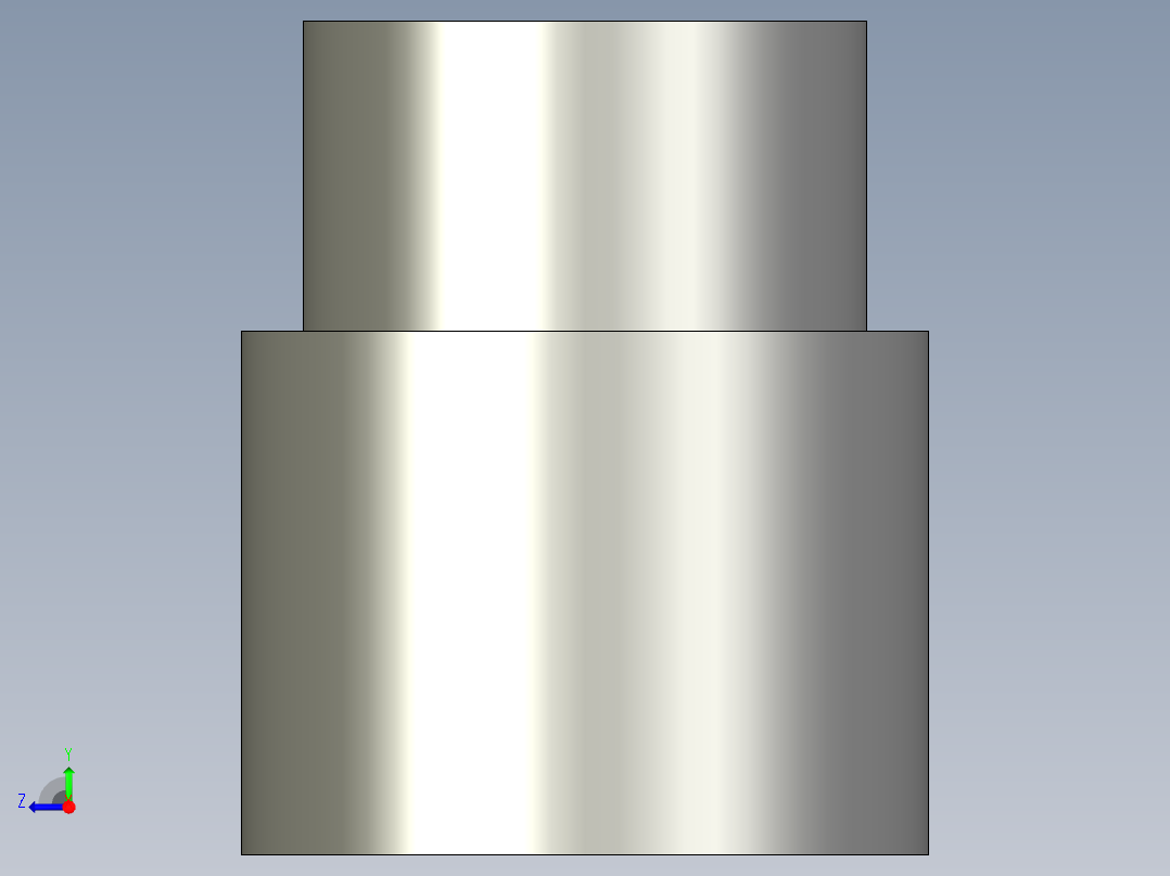 船舶管路系统SeaCor_ReducerCoupling_SxS_37J129131_1in x 0.75in右视图