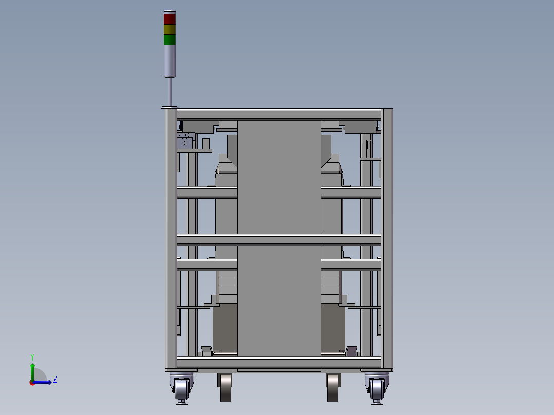 托盘交换机（工装小车左视图