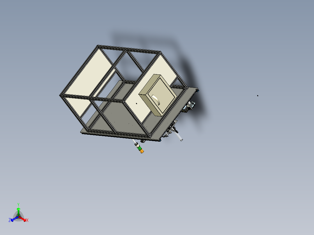 BR-807实训台三维模型含零件明细表格