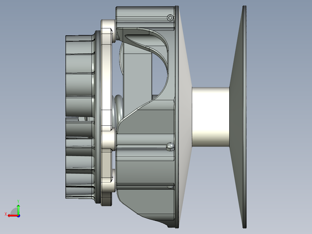 CVT无级变速器后视图