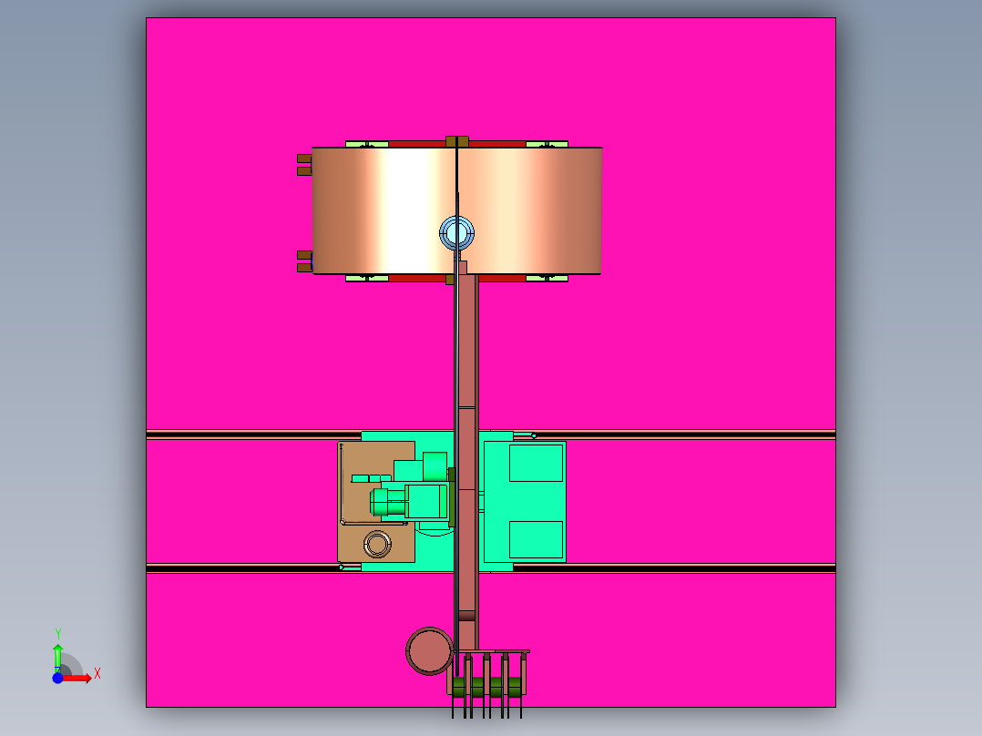不锈钢圆筒直缝焊接机前视图