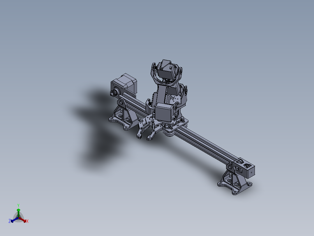 b04 ra robot-arm-5-dof SW STP正等轴测图