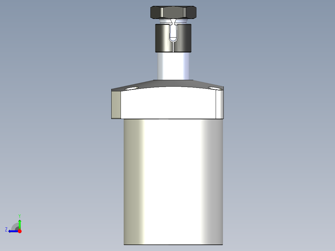 KOSMEKWHE4000-2AR多系列多零件图纸模型右视图