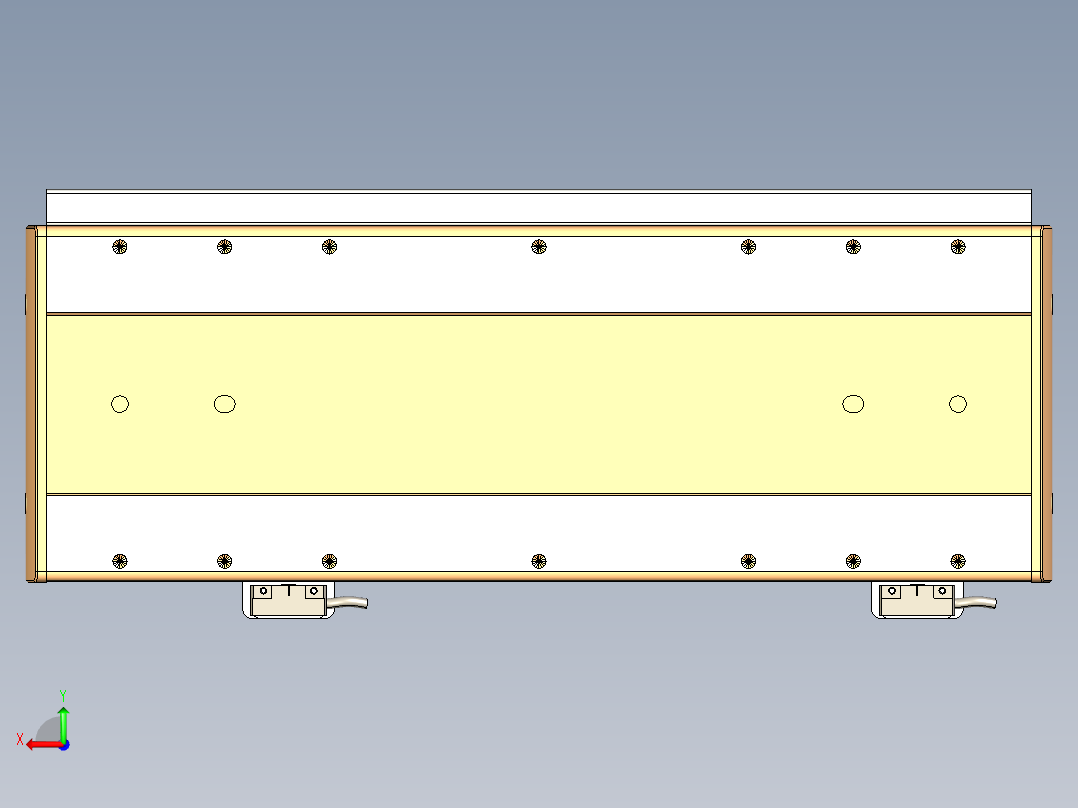 威洛博LC系列3d模型模组2LC17E1Y-S100后视图