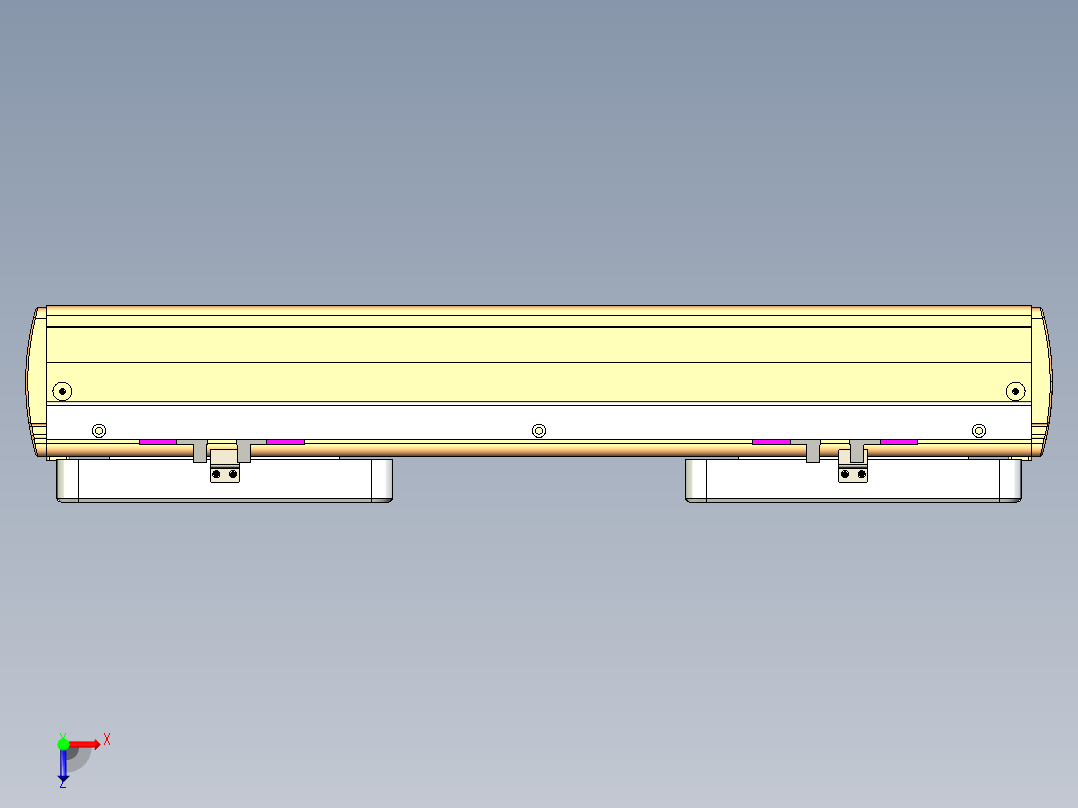 威洛博LC系列3d模型模组2LC17E1Y-S100俯视图