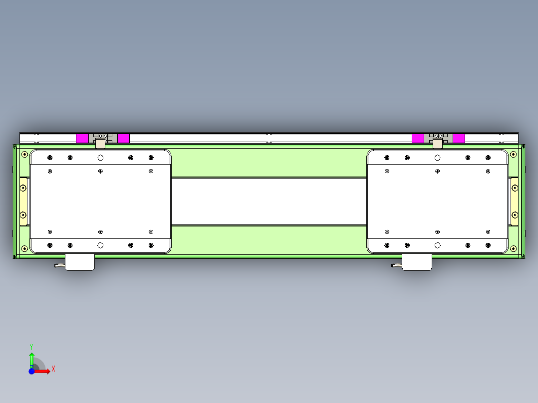 威洛博LC系列3d模型模组2LC17E2Y-S250前视图
