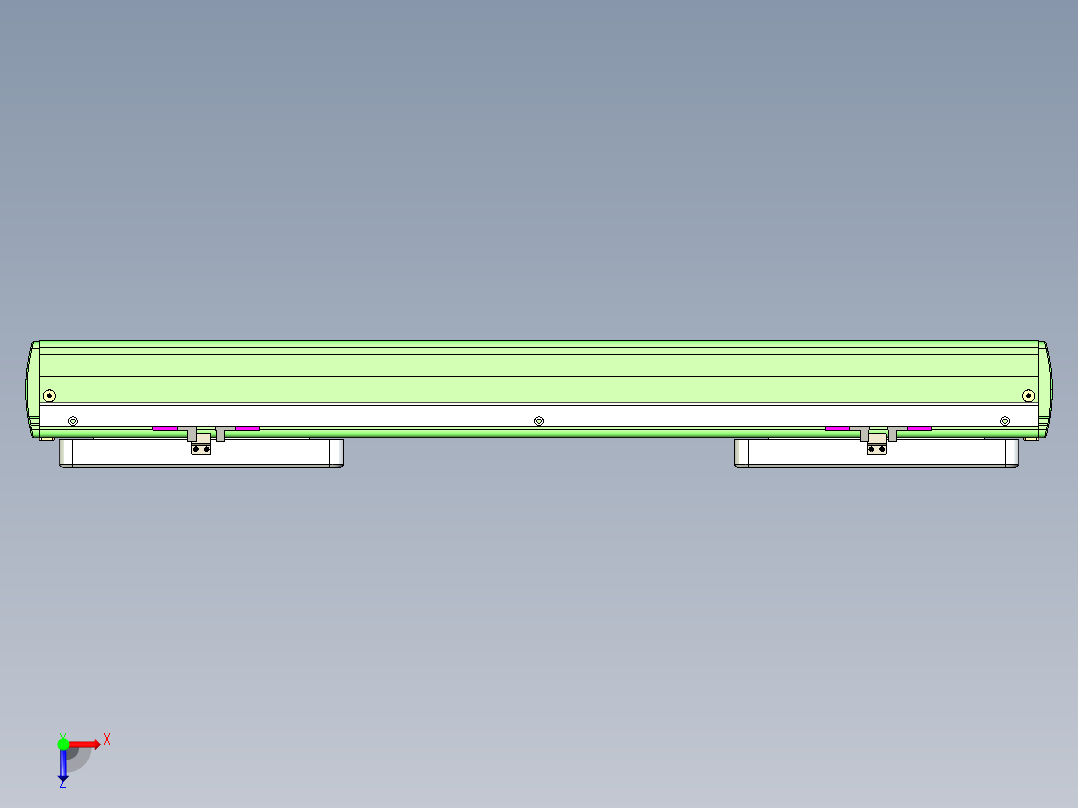 威洛博LC系列3d模型模组2LC17E2Y-S250俯视图