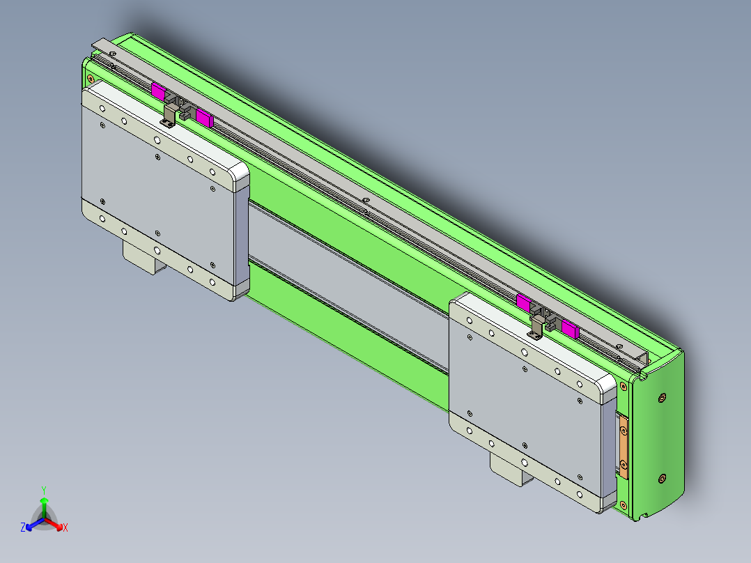 威洛博LC系列3d模型模组2LC17E2Y-S250正等轴测图