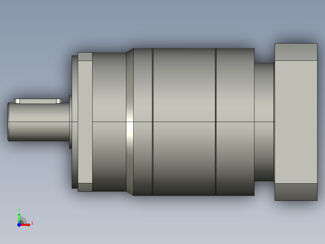 斜齿PHL115-L2 22-110-145-M8 CZ32.STEP前视图