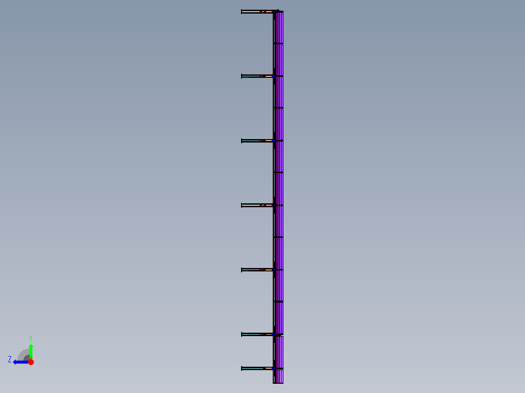 停车棚 停车楼 (6)右视图