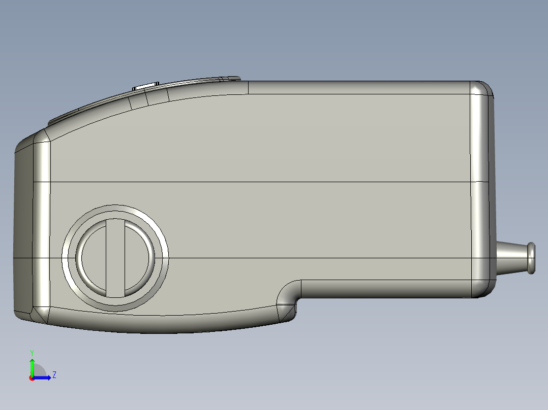 上银线性制动器LAN1_STEP左视图
