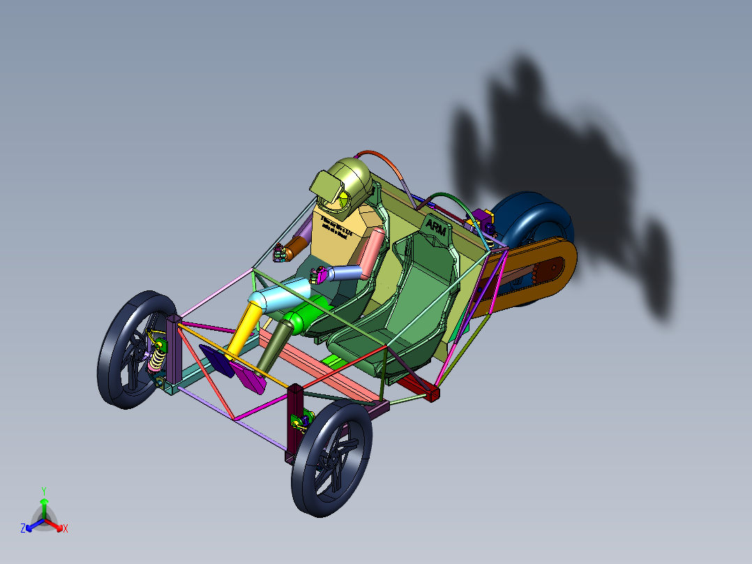 节目巡游倒三轮电动车花车