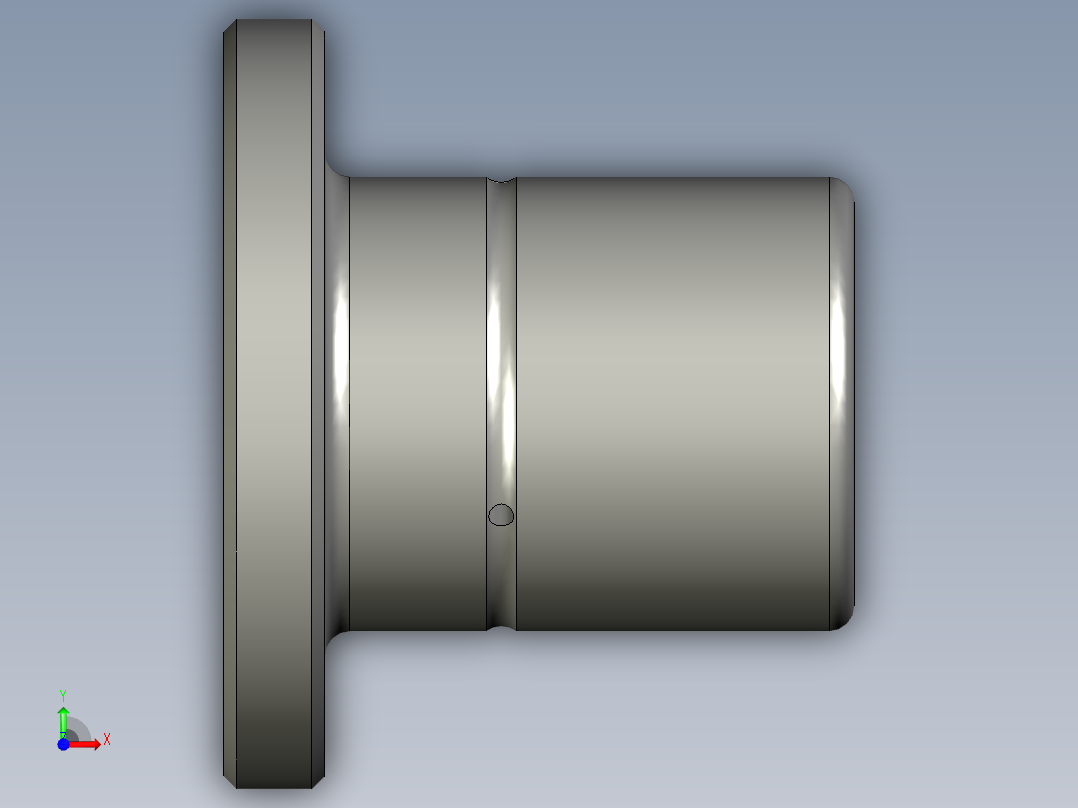 THK花键母3D模型IGS格式前视图