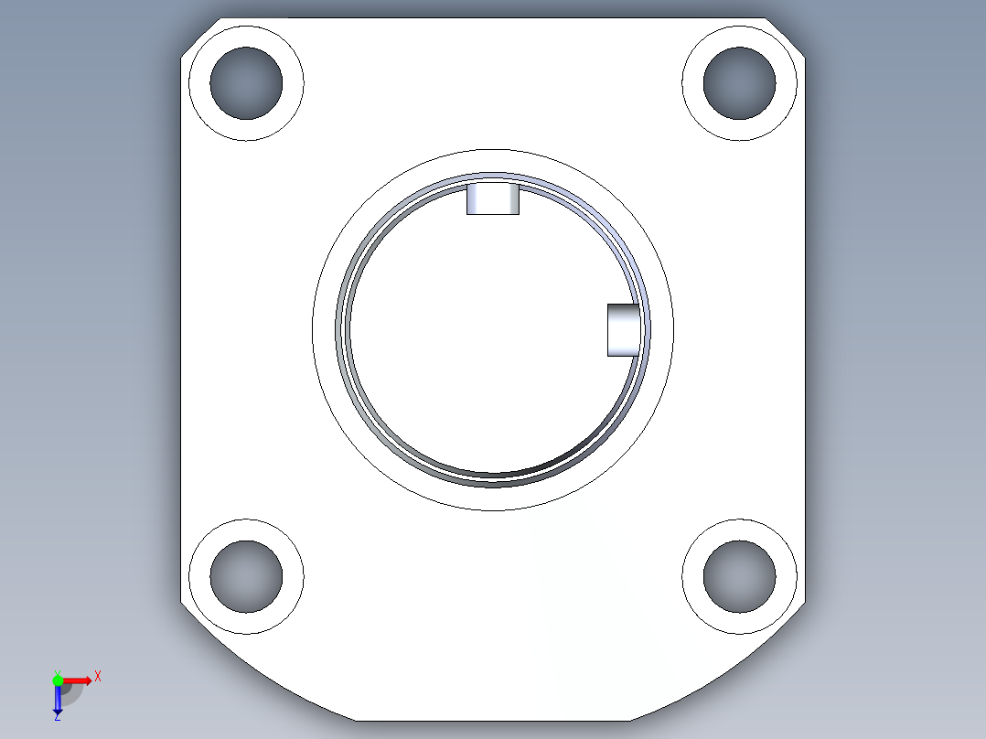 KOSMEKLG0900-SL-F多系列多零件图纸模型俯视图