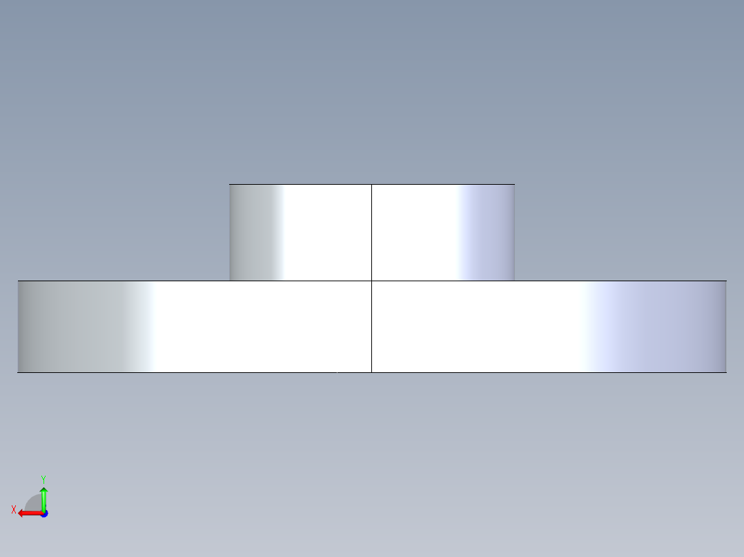 CPVC管件24-Sch80_Flange One-Piece_FPT_9852-010_1in后视图