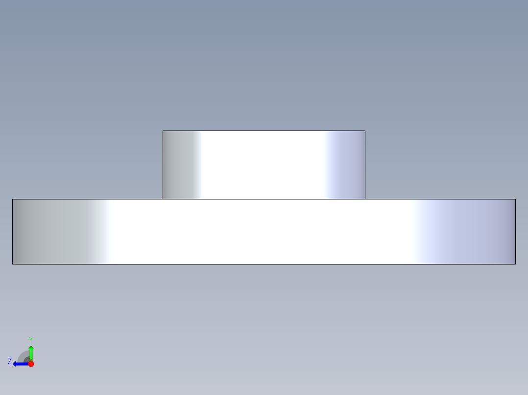 CPVC管件24-Sch80_Flange One-Piece_FPT_9852-010_1in右视图