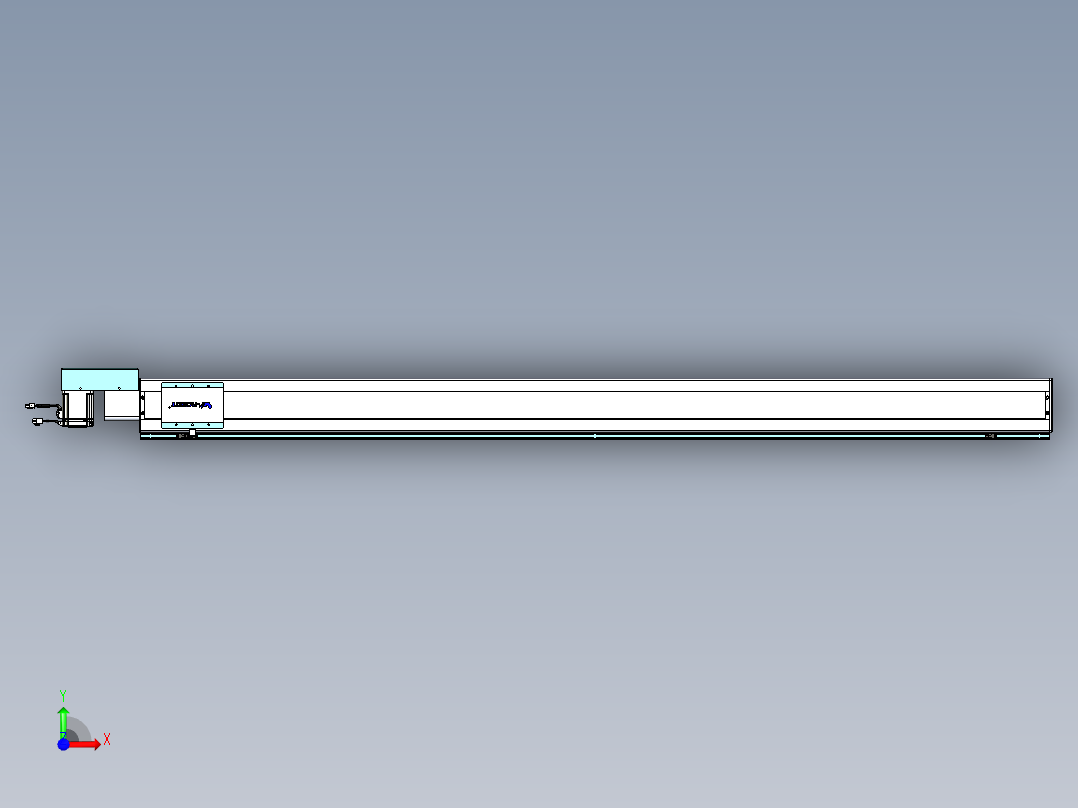 威洛博VBC同步带传动一无尘环境VBC14-L45-S2050-BR-ZP75-C3前视图