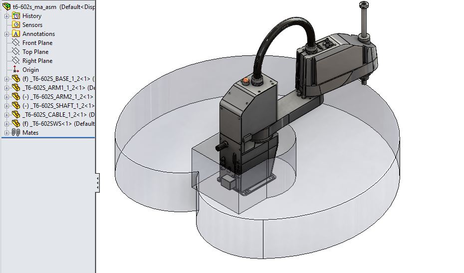 SCARA机器人3d图纸+2d装配图 非标设计3d 四轴scara机械臂3d模型