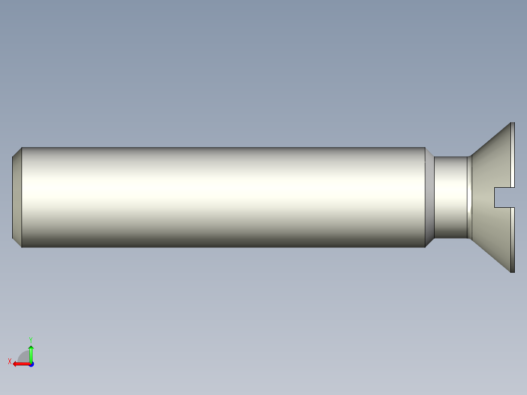 沉头螺钉-Slotted_BOLT-M10-L50_42-15-2x2-40.stp后视图