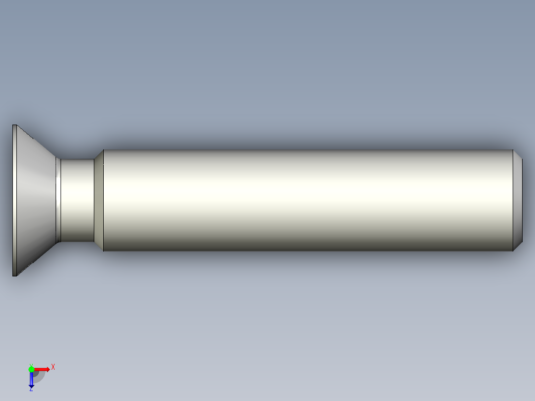 沉头螺钉-Slotted_BOLT-M10-L50_42-15-2x2-40.stp俯视图