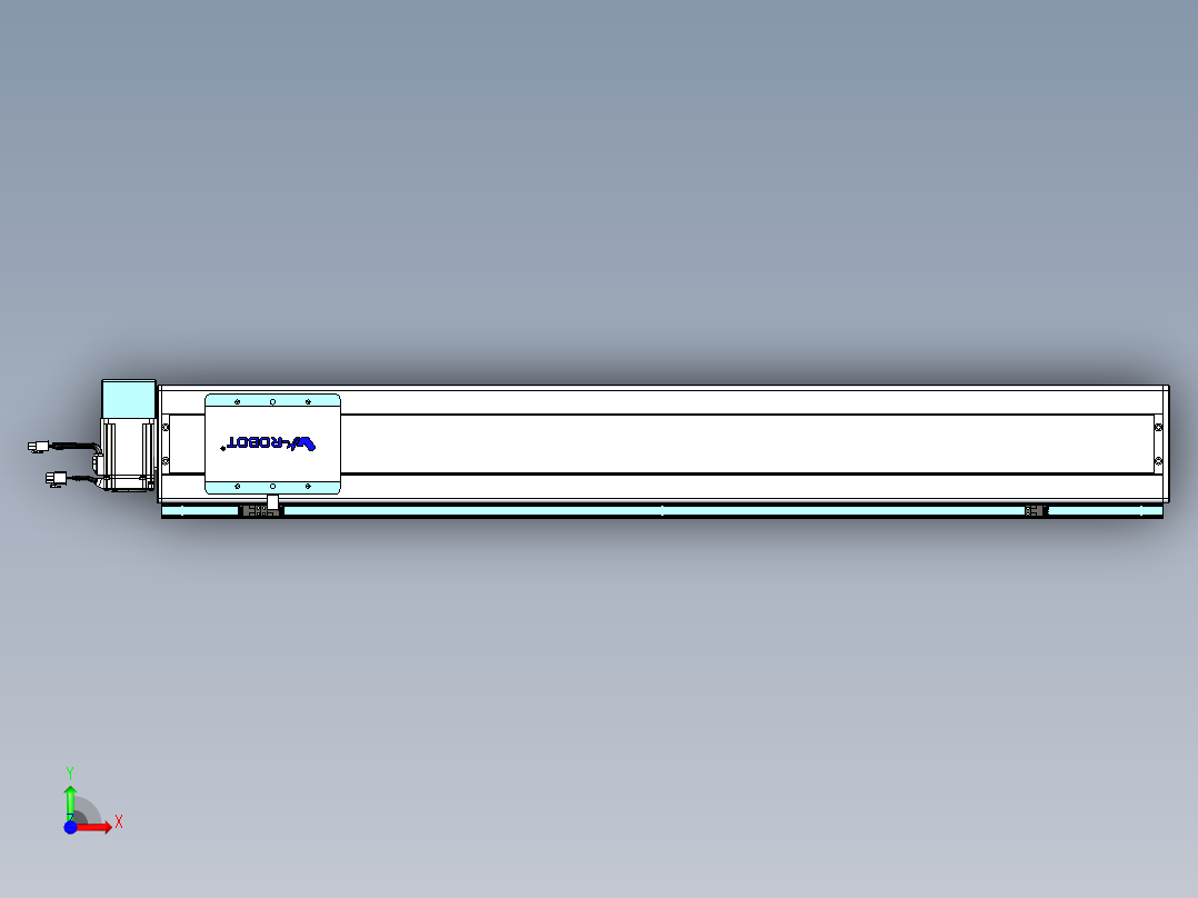 威洛博VBC同步带传动一无尘环境VBC14-L45-S900-BRU-ZP40-C3前视图