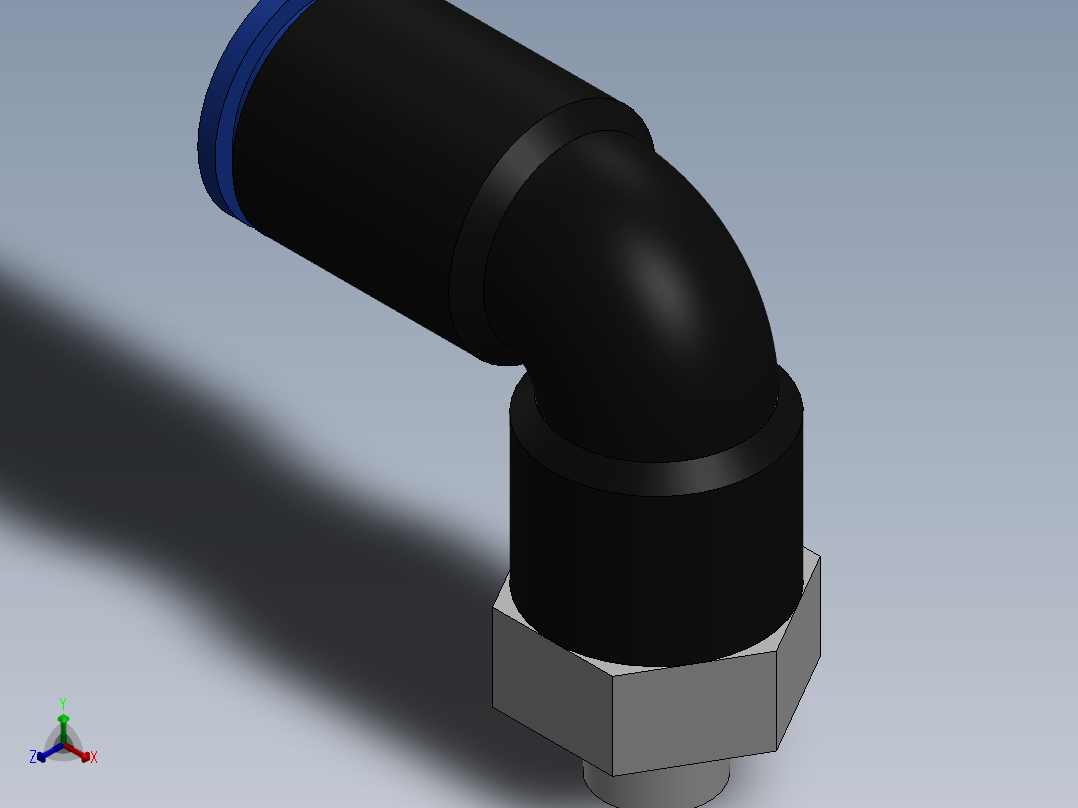 Ø6 x M6 COTOVELO 90° MACHO GIRAT. (C02470606)