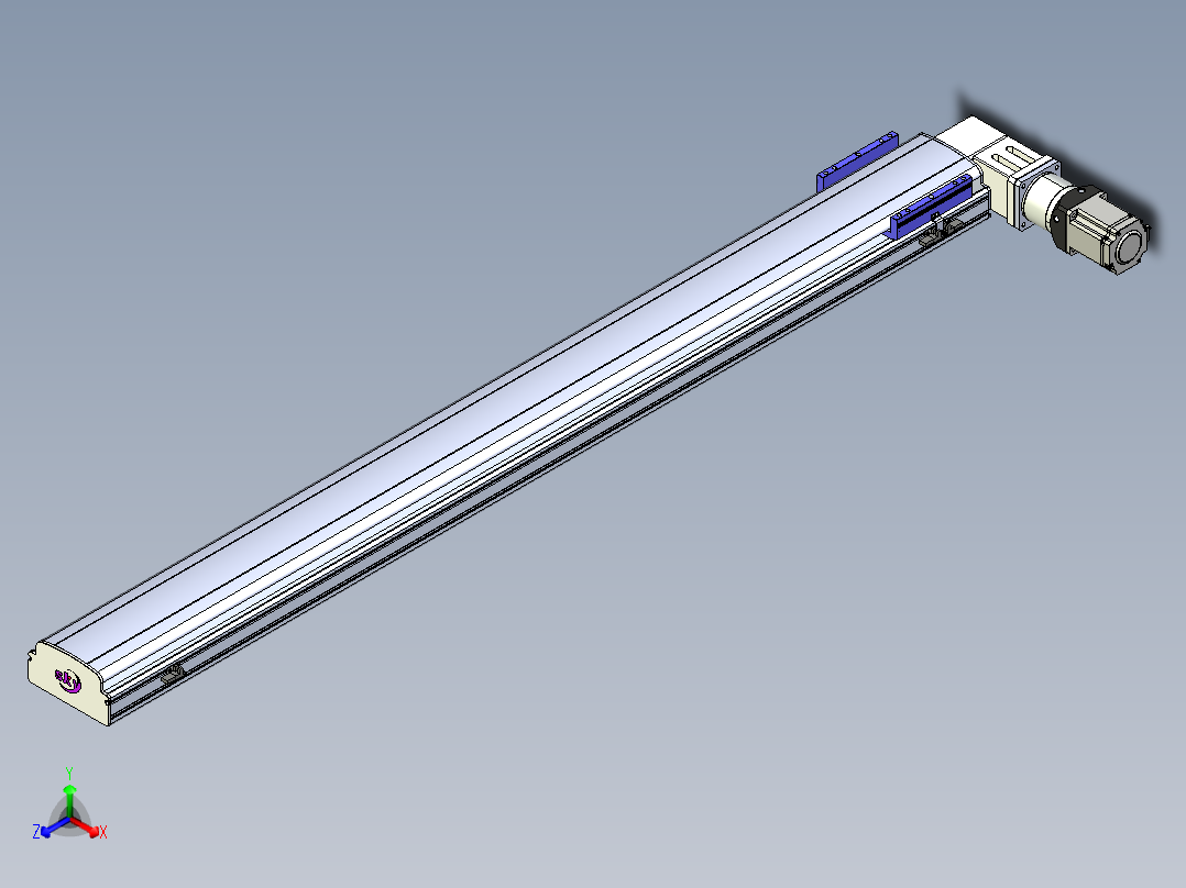 同步带滑台-半封闭B17-L100-S1600-R-P75-D3-N3